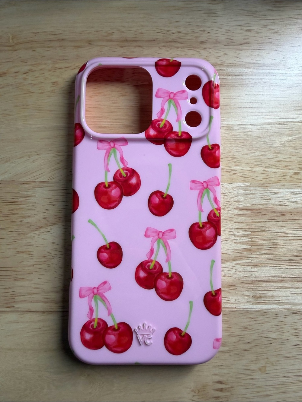 Pink Cherry Pattern Phone Case - Brand Velvet Caviar